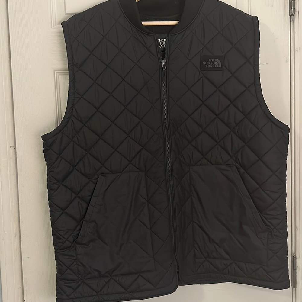 North Face black vest XXL
